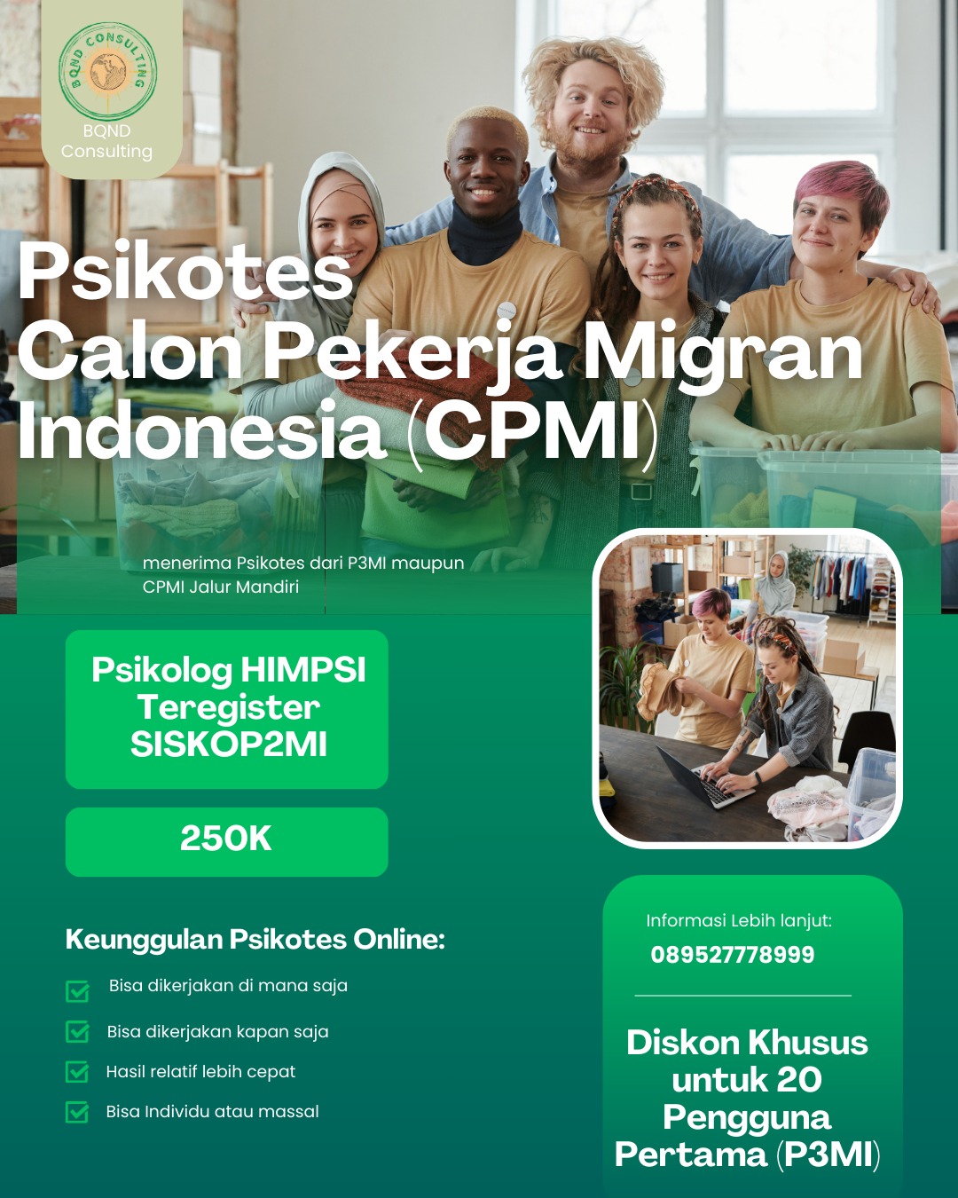 Hasil Psikotes Online BQND